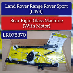Rear Right Power Window Regulator With Motor LR078870 LR043936 LR057340 Compatible with LAND ROVER RANGE ROVER SPORT II (L494)