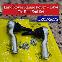 Front Steering Tie Rod End Head Assembly (Rack End LR059264 & Tie Rod End Left & Right LR059261) Compatible With LAND ROVER RANGE ROVER IV (L405) & RANGE ROVER SPORT II (L494)