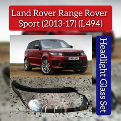 Front Headlight Glass Compatible with Land Rover Range Rover sport 2013-17(L494).