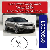 Front ABS Wheel Speed Sensor LR090860 & J8A29E731AA J8A29E731AB T4A12595 T4A41082 Compatible With LAND ROVER & RANGE ROVER VELAR (L560)
