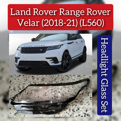 Front Headlight Glass Compatible with Land Rover Range Rover Velar 2018-21(L560).