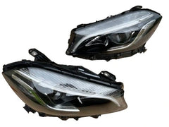 Complete Headlight Assembly Left A1769065900 & Right A1769066000 Compatible With Mercedes Benz A-Class (W176) (2016-2019)