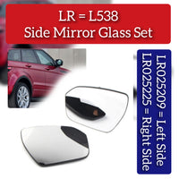 Side Mirror Glass Left LR025209 Compatible With RANGE ROVER EVOQUE (L538) (2011-19)