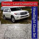 Front Headlight Glass Compatible with Toyota Land Cruiser (2012-2015)