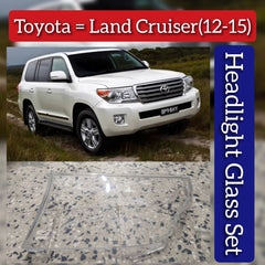 Front Headlight Glass Compatible with Toyota Land Cruiser (2012-2015)
