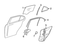 Rear Left Power Window Regulator 2127301779 Compatible with MERCEDES-BENZ C-CLASS (W204) & E-CLASS (W212)
