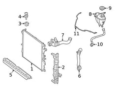 Coolant Bottle 2225000949 A2225000949 For MERCEDES-BENZ S-CLASS W222, V222, X222 Tag-B-34