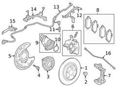 Rear Left/Right ABS Wheel Speed Sensor 2479050100 & A2479050100 Compatible With MERCEDES-BENZ & A-CLASS (W177) & A-CLASS Saloon (V177) & GLA (H247) & GLB (X247)