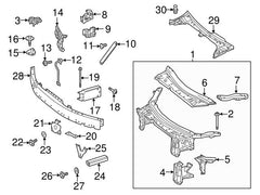 Headlight Bracket Left 2536201700 & Right 2536201800 Compatible With MERCEDES BENZ GLC W253 - Tag No.984