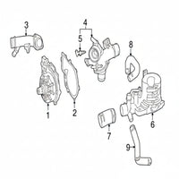 Coolant Inlet Connection 6512006000 6512001656 6512003900 A6512000456 A6512001056 For MERCEDES-BENZ M-CLASS W166 Tag-E-12