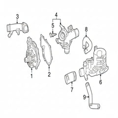 Coolant Inlet Connection 6512006000 6512001656 6512003900 A6512000456 A6512001056 For MERCEDES-BENZ M-CLASS W166 Tag-E-12