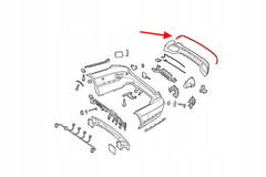 Rear Bumper Chrome 2128854021 Compatible With MERCEDES-BENZ E-CLASS (W212) T-2 NEW Tag No.111