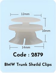 Trunk Sheild Clips (Set of 10) Code:2879 Compatible With BMW