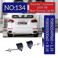 Rear Towing Cap Left 95850549960 Right 95850550060 Compatible With PORSCHE & PORSCHE Cayenne 957 (2015-2018) Tag No.134