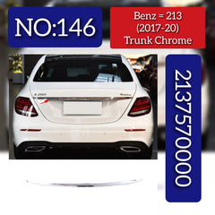 Rear Trunk Chrome 2137570000 Compatible With MERCEDES BENZ E-CLASS W213 2017-2020 Tag No.146