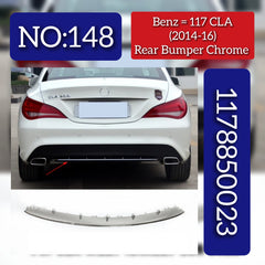Rear Bumper Chrome 1178850023 Compatible With MERCEDES BENZ CLA C117 2014-2016 Tag No.148