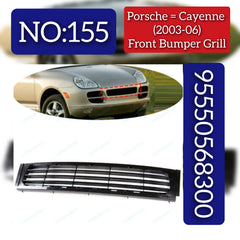 Front Bumper Grill 95550568300 Compatible With PORSCHE CAYENNE (2003-2006) Tag No.155