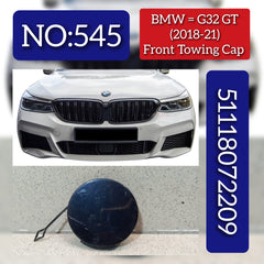 Front Bumper Tow Towing Cap Cover Hook 51118072209 Compatible with BMW 640i G32 GT (2018-21) Tag No:545