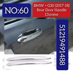 Rear Door Handle Chrome 51219491488 Compatible With BMW (G30) (2017-2018) Tag No.60