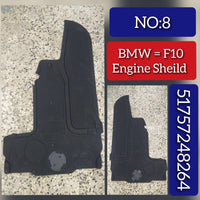 Underfloor Coating Center 51757248264 Compatible with BMW 5 Series F10 Tag No.8
