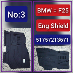 Underbody Paneling Front Left 51757213671 Compatible with BMW X3 F25 Tag No.3