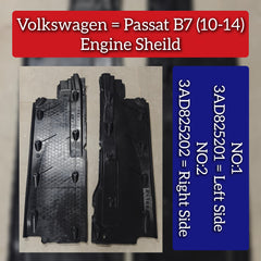 Engine Shield 3AD825201 Compatible With Volkswagen PASSAT B7 (362) Tag No.1