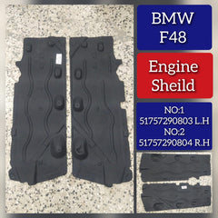 Underbody Panelling Side On Left 51757290803 Compatible with BMW X1 F48 Tag No.1