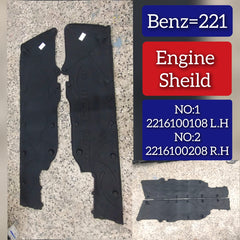 UNDER ENGINE SPLASH GUARD Left 2216100108 Compatible With MERCEDES-BENZ S-CLASS W221 Tag No.1