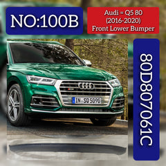 Front Lower Bumper 80D807061C Compatible With Audi Q5 80 (2016-2020) Tag No.100B