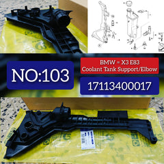 Radiator Expansion Tank Mounting Bracket 17113400017 3400017 Compatible With BMW X3 E83