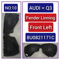 Front Left Fender Liner 8U0821171C Compatible With AUDI Q3 Tag-FEA-10