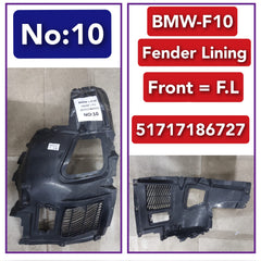 Front Left Fender Liner 51717186727 Compatible With BMW 5 Series F10 Tag-FE-10