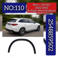 Rear Right Eyebrow 2548859502 Compatible With Mercedes-Benz GLC-CLASS W254 (2020-2025) Tag No.110