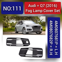 Fog Lamp Cover Left 4M0807681P & Right 4M0807682P Compatible With AUDI Q7 2016 Tag-FC-111