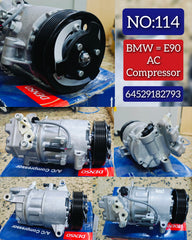 AC Compressor 64526915380 64529145351 64529156821 64529182793 Compatible With BMW 3 Series (E90) & X1 (E84)