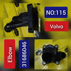 Elbow (Thermostat) 31686046 31474800 31293767 For VOLVO S60 II 134 Tag-E-115