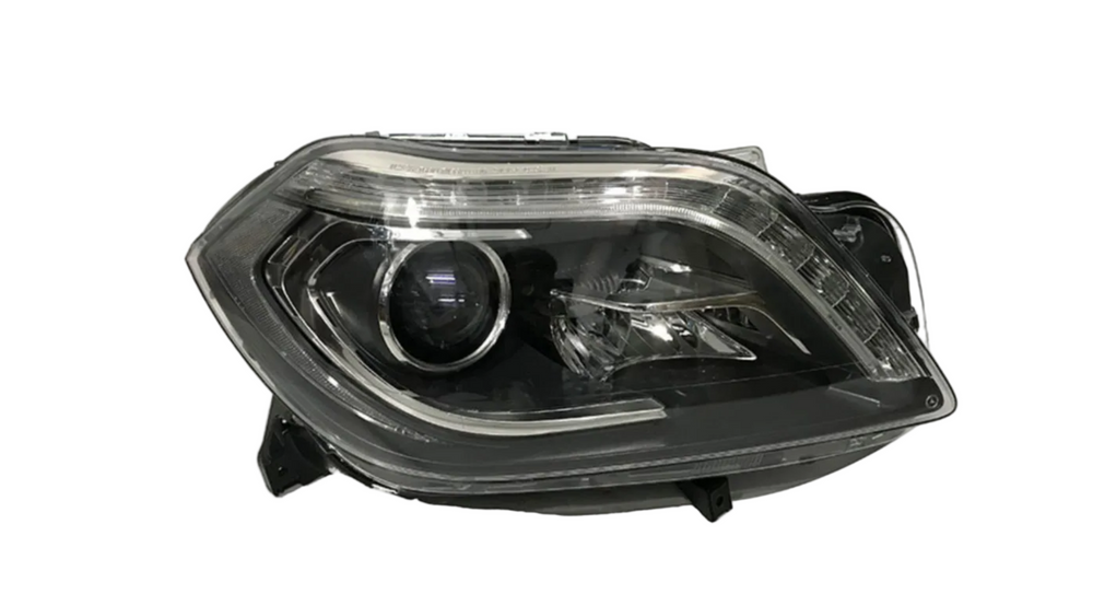Complete Headlight Assy Set (Without Blaster) Left 1668203459 & Right 1668203559 Compatible With Mercedes Benz W166 GL (2012-2015) Tag No.117