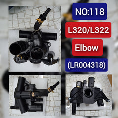 Elbow (Thermostat) LR004318 For RANGE ROVER SPORT I L320 Tag-E-118