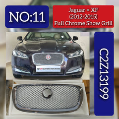 Front Center Grille Chromed C2Z13199 Compatible With JAGUAR F-PACE (X761) Tag No.11