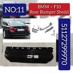 Rear Bumper Shield 51127299970 Compatible With BMW 5 Series F10 Tag No.11