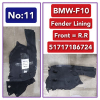 Rear Right Fender Liner 51717186724 Compatible With BMW 5 Series F10 Tag-FE-11
