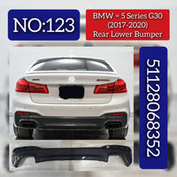 Rear Lower Bumper 51128068352 Compatible With BMW 5 SERIES G30 Tag No.123
