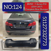 Complete Rear Bumper 51127332773 Compatible With BMW 5 Series (F10) (2014-2017) Tag No.124