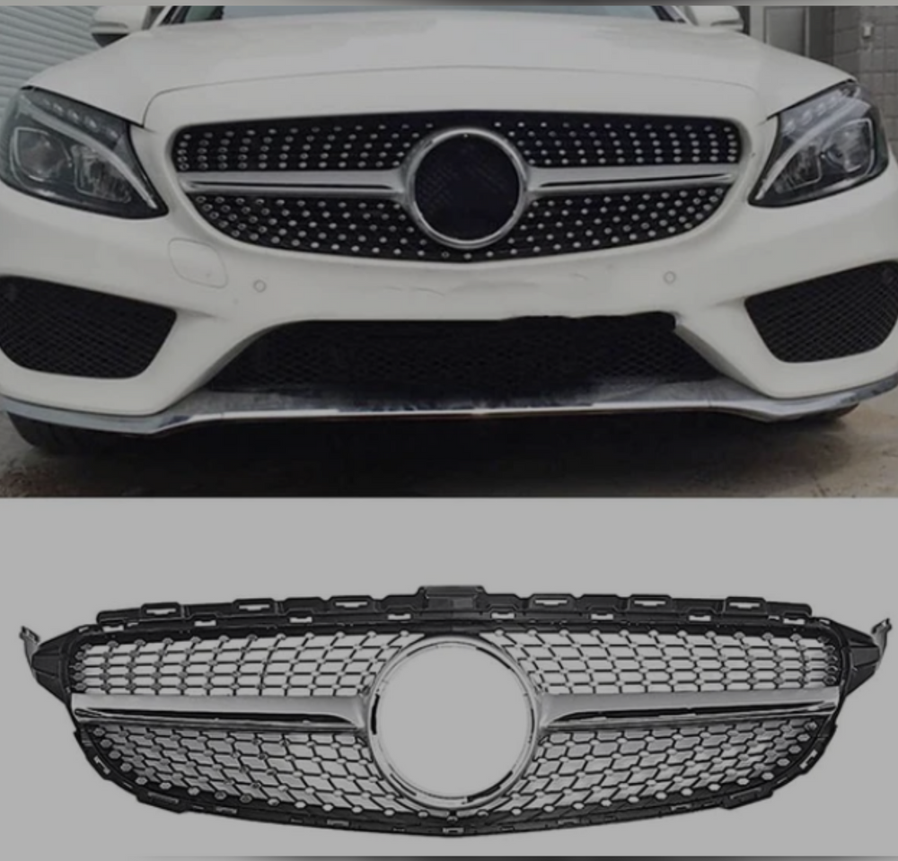 Show Grill Compatible With Mercedes Benz C-Class W205 (2014-2019) Tag 66