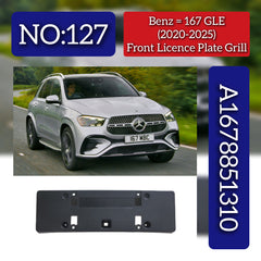 Front Licence Plate Grill 1678851310 Compatible With Mercedes-Benz GLE W167 (2020-2025) Tag No.127