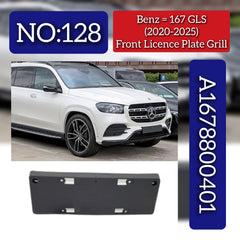 Front Licence Plate Grill 1678800401 Compatible With Mercedes-Benz GLS W167 (2020-2025) Tag No.128
