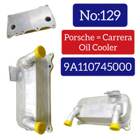 Oil Cooler 9A110745000 Compatible With PORSCHE 911 (997) & 911 Convertible (997) & 911 Targa (997) Tag No.129