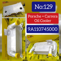 Oil Cooler 9A110745000 Compatible With PORSCHE 911 (997) & 911 Convertible (997) & 911 Targa (997) Tag No.129