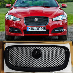 Front Grille Chromed C2Z20498 Compatible With Jaguar XF I (X250) XF II (X260) (2012-2015) Tag No.12