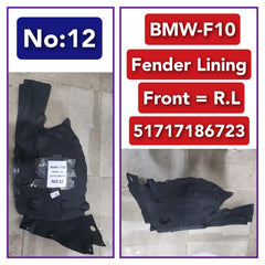 Rear Left Fender Liner 51717186723 Compatible With BMW 5 Series F10 Tag-FE-12